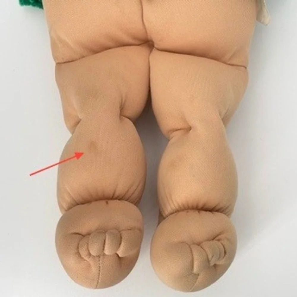 Vintage 1985 Cabbage Patch Kids Boy Doll Coleco HM4 OK Auburn Hair Brown Eyes